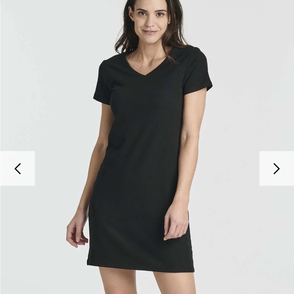 Ribbed V Neck 3 pack T-Shirt Dresses - Picture 6 of 6